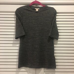 H&M • 1/2 sleeve gray sweater